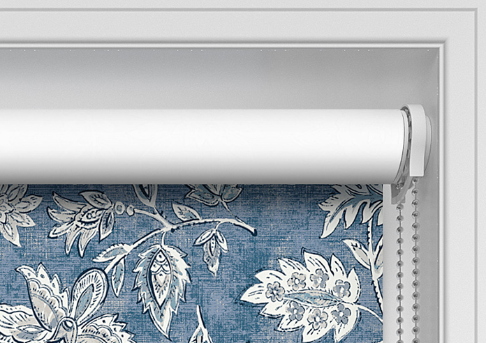 Library, Indian Blue - Twist&Fit Roller Blind - Image 11